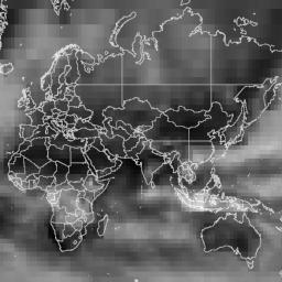 Ncep Doe Reanalysis 2 Gaussian Grid Total Cloud Coverage